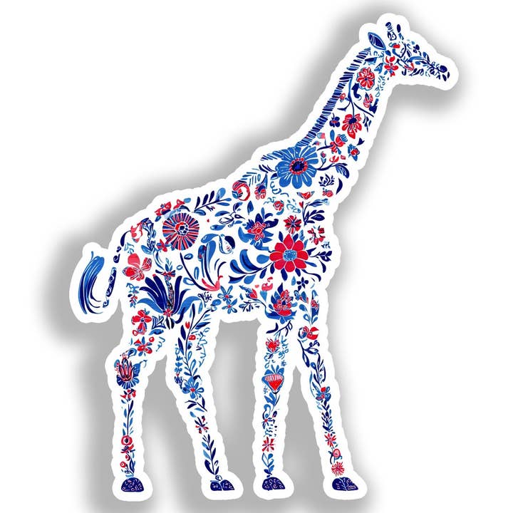 Giraffdekal Klistermärke # A018554 för wholesale av Yoonek Graphics