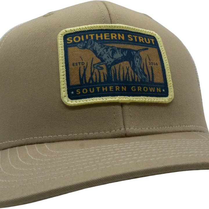 Grown Pointer Woven Patch Hat - Hand Selected $10 Hat! for wholesale by Southern Strut