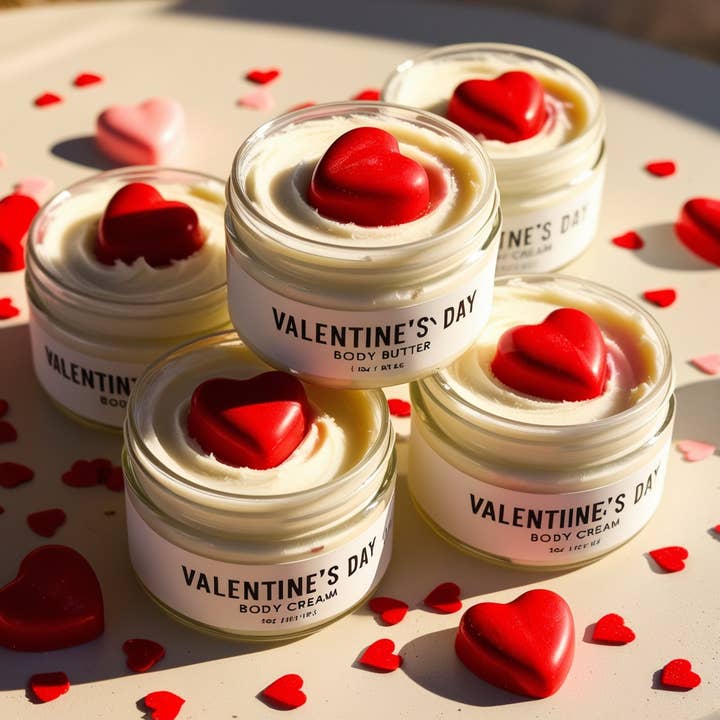 Valentine's Day Body Cream for wholesale by Beautique Goals