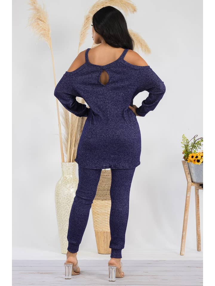 H&H Fashion Inc. - Wholesale Lounge Set - Women's - HH669R1-SOLID - 2 PC Top & Jogger Set 10