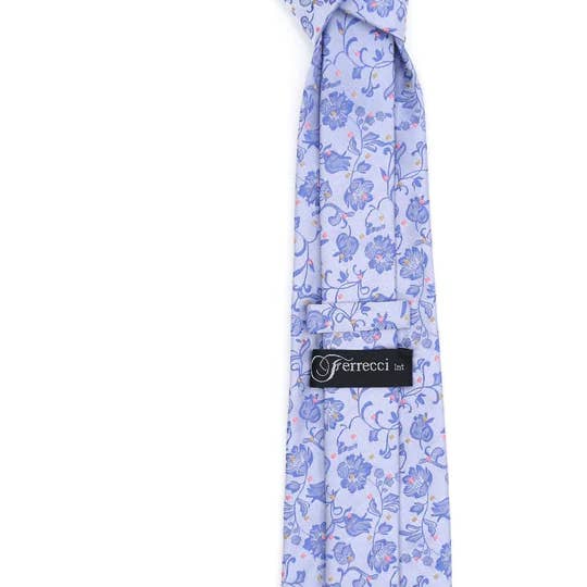 Ferrecci - Wholesale Necktie - Men's - Ferrecci - Men's Business Casual Necktie & Hanky Set - GEO