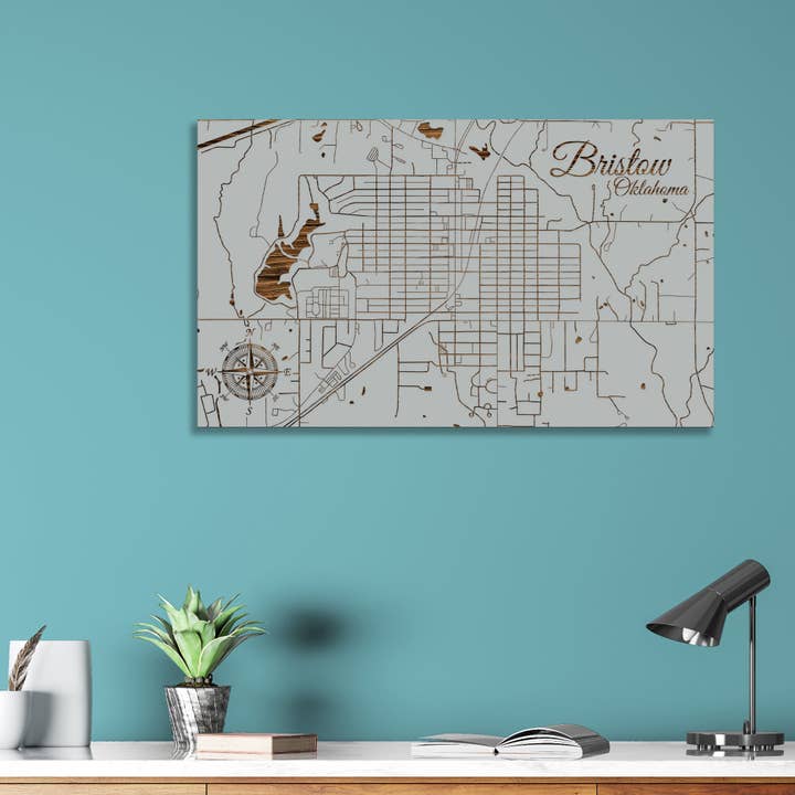 Oklahoma: Bristow Street Vis kort for engroshandel hos Fire & Pine