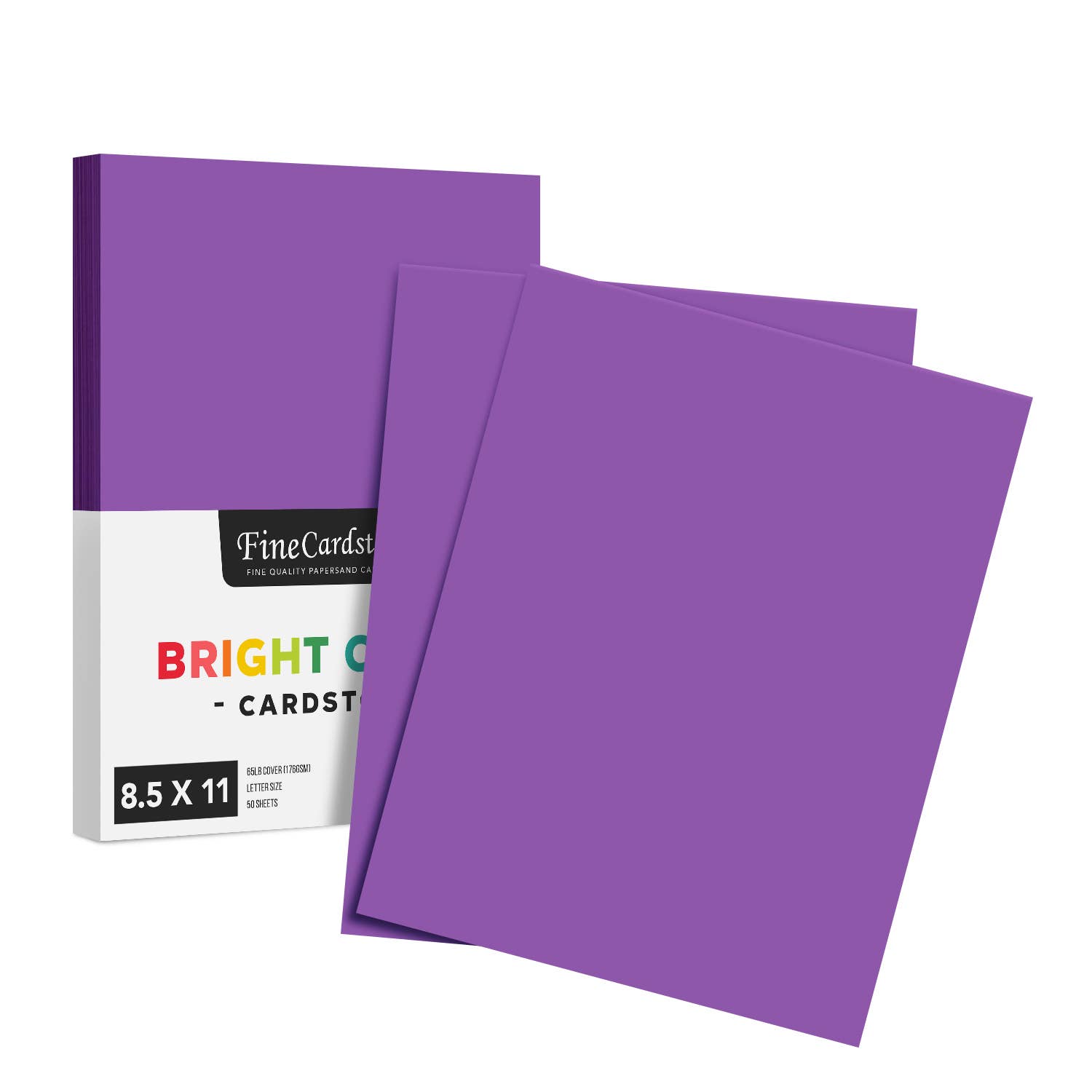 Fine Cardstock – wholesale Hantverkstillbehör – Ljus färg Cardstock papper - 65 lb täcka (176 GSM) - 50 Antal22