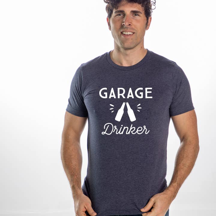 Garage Drinker T-Shirt Funny Drinking Party Group Tee Shirt for wholesale by Zoe Creative Co