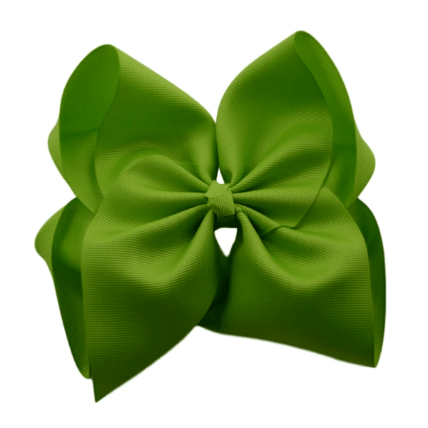 The Solid Bow - Wholesale Hair Bow - Kids - 6 inch Solid Grosgrain Bow/Alligator Clip14