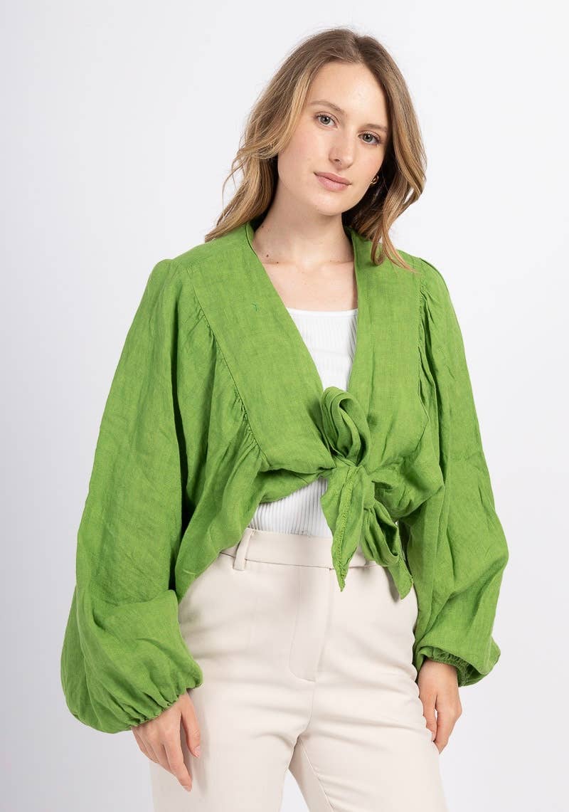 LINEN & COTTON HOUSE - Vente Chemisier – femme - 56811 100 % LINEN GILET 13