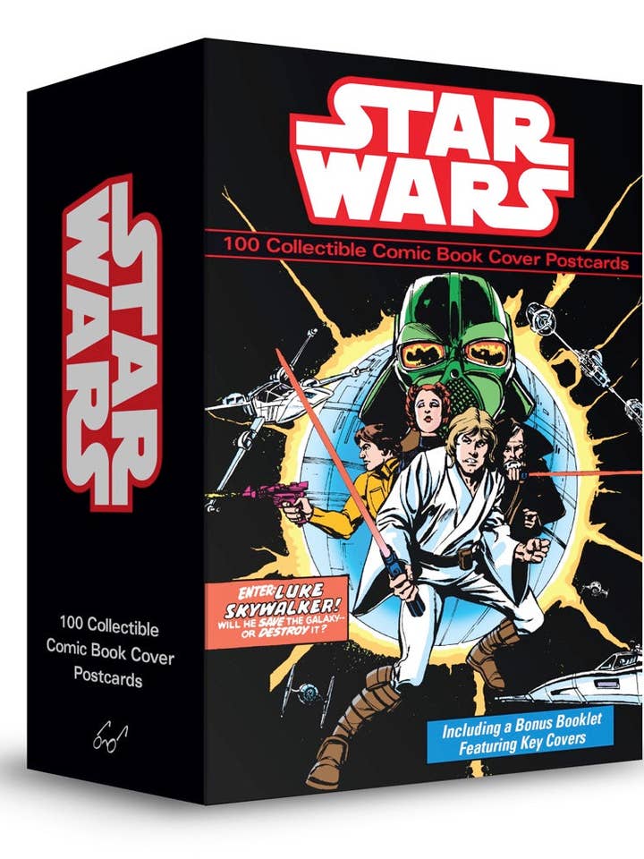 Star Wars 100 Collectible Comic Book Cover Postcards for wholesale by Chronicle Books