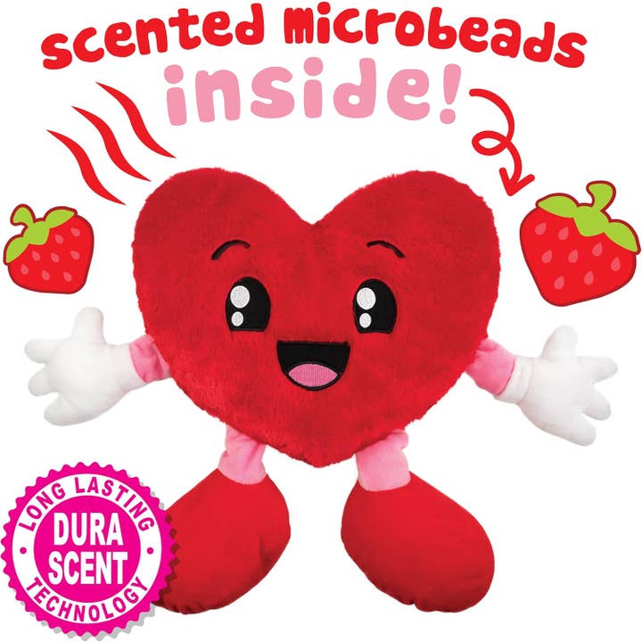 Scentco, Inc - Wholesale Stuffed/Plush Toy - Kids & Baby - Sweetheart - 10" Heart Strawberry Scented Plush 2