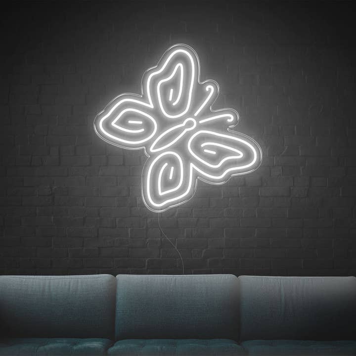 Butterfly LED Neon Sign - Whimsical Touch for wholesale by BeNeonUnicorn