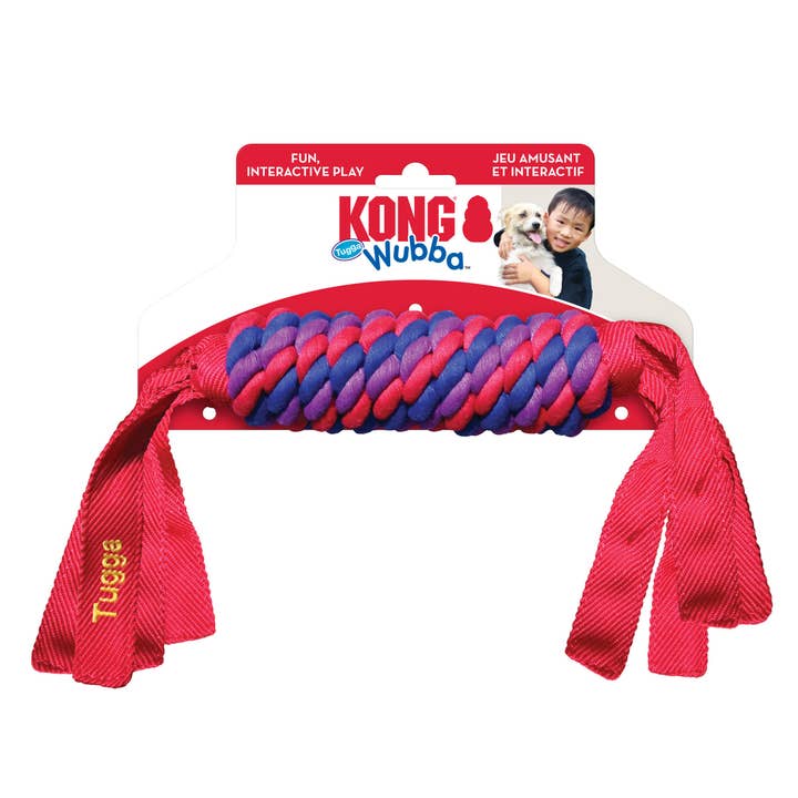 Pet Palette Distribution - Wholesale Pet Rope Toy - Dog - KONG® Tugga Wubba Dog Tug Toy Assorted Large