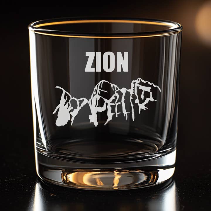 Mountain Park Whiskey Glasses - Zion for wholesale by Monica Colleen