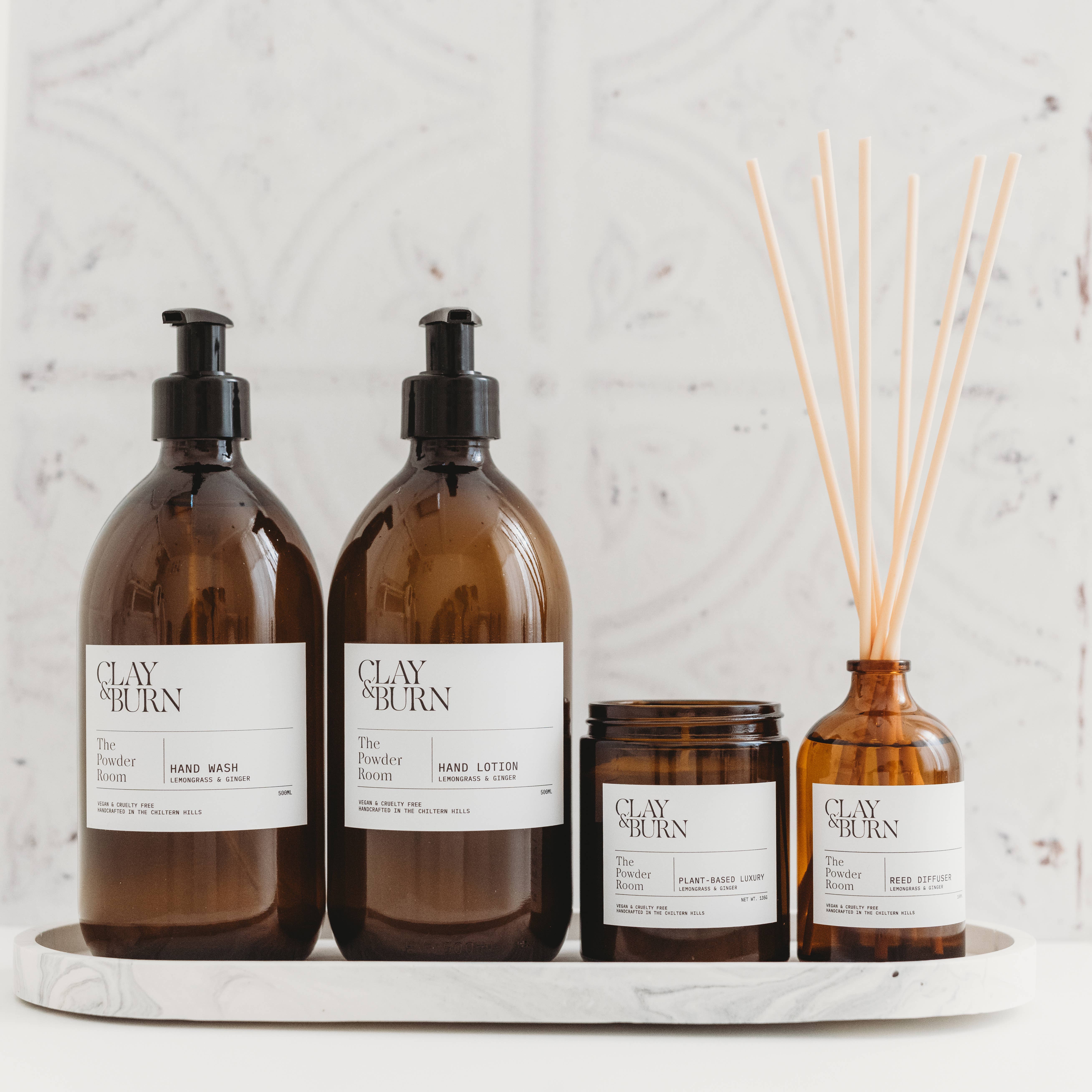 Clay & Burn – wholesale Hand soap/wash – Hand Wash - The Powder Room 300ml3