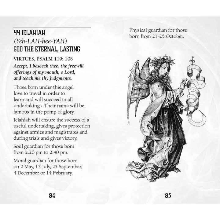 Simon & Schuster - Wholesale Tarot Cards - Angel Tarot Pocket Edition by Travis McHenry9