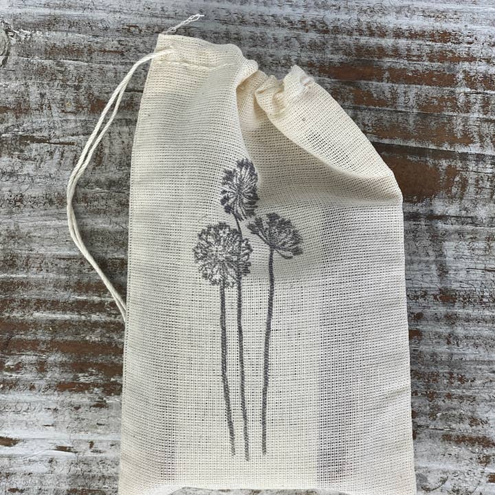 Wild Botanicals – Engroshandel Sæbepose – Sæbeposer i musselincotton, 10 x 15 cm1