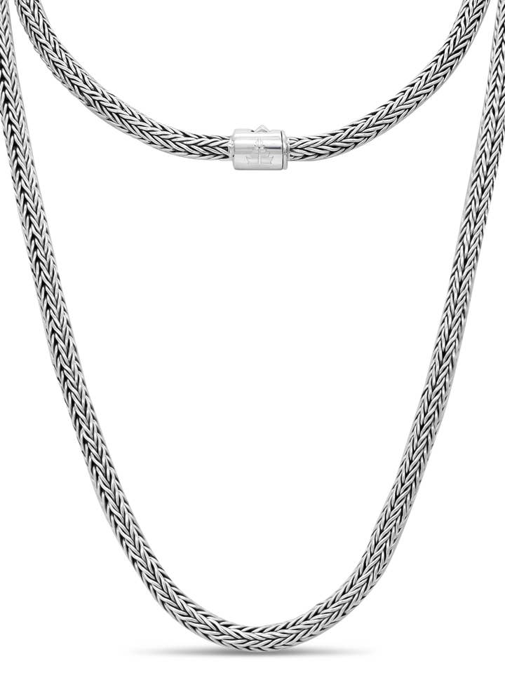 Fuchsschwanz-Halskette, rund, 5 mm für den Großhandel von DEVATA