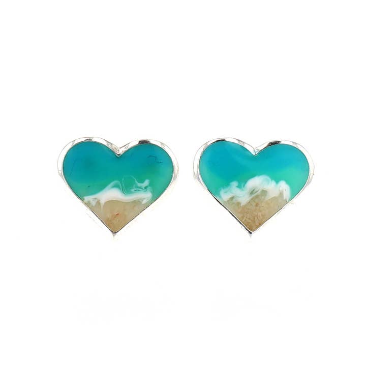 Heart Earrings (Sterling Silver) for wholesale by Virtu Made