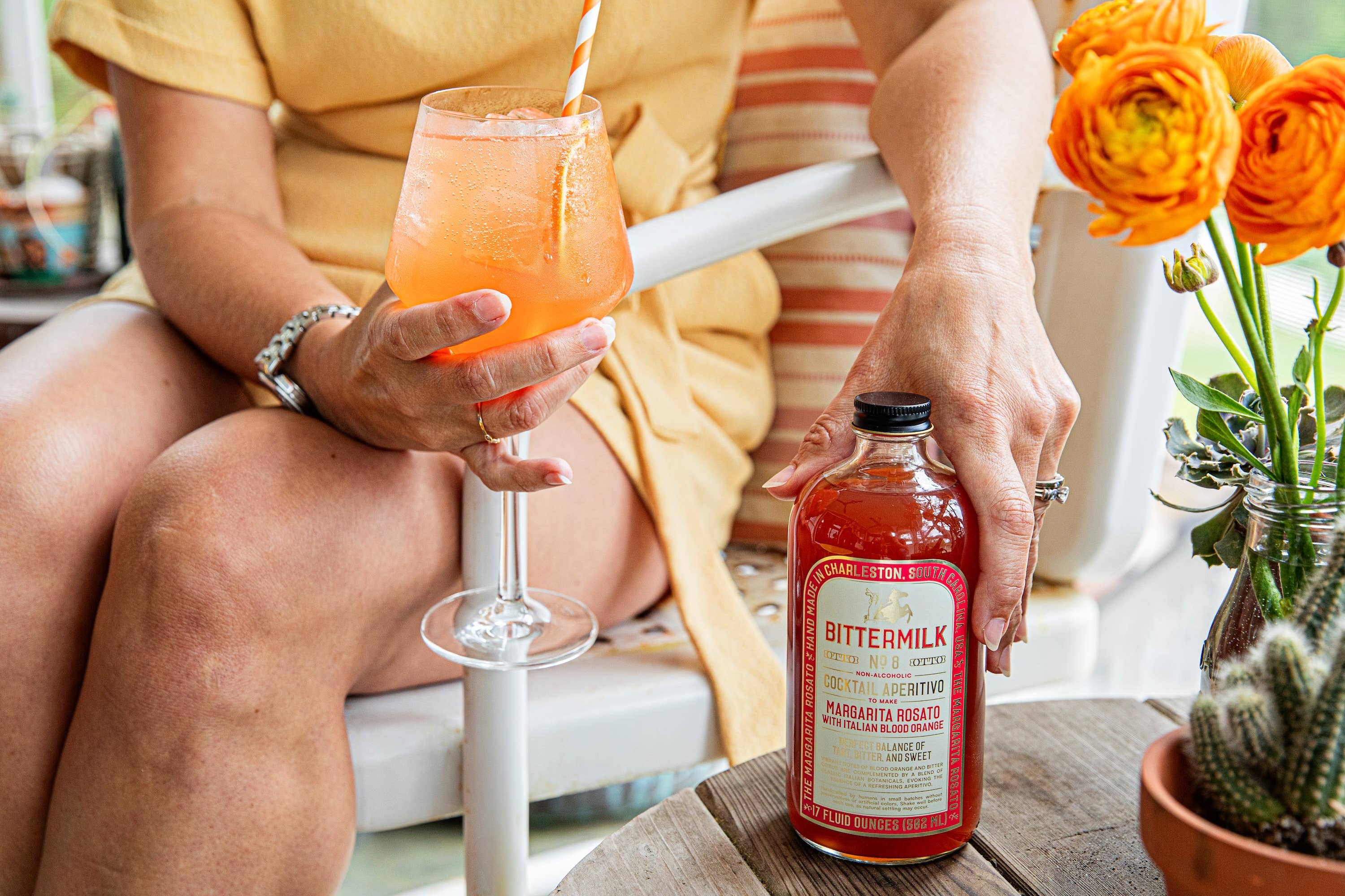 Bittermilk Bottling Co. - Vente Mélange/sirop pour cocktails - Bittermilk No.8 - Margarita Rosato avec Orange Sanguine Italienne5