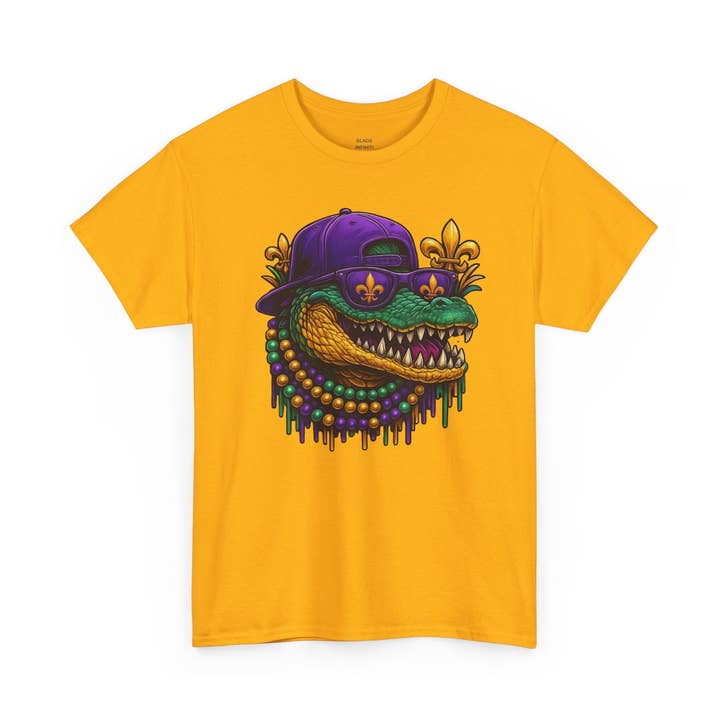 Mardi Gras Croc T-shirt for engroshandel hos Blade Infiniti LLC