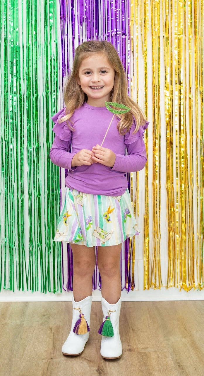 Sweet Bay Clothing – Engroshandel Skørt - Børn og baby – Mardi Gras Majorette Støvler Shorts