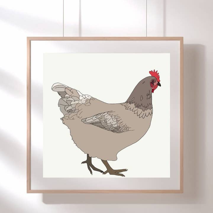 Chicken Print for wholesale by Artwork by Sophia