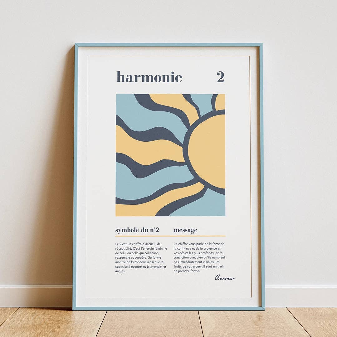 Awena Studio - Vente Affiche d'art - Signification du chiffre 20