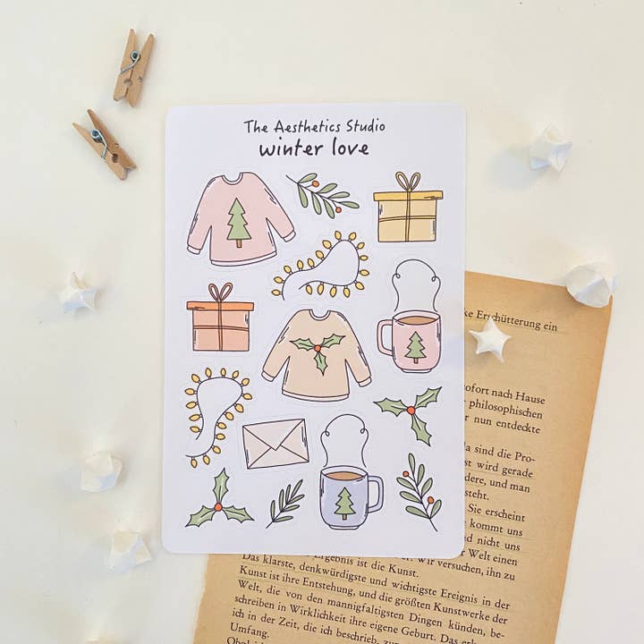 The Aesthetics Studio - Wholesale Sticker - Cozy Winter Collection3