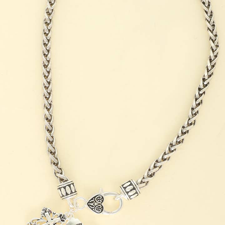 SP Sophia Collection - Vente Colliers à pendentif - Collier à chaîne avec pendentif Serenity Prayer Cross