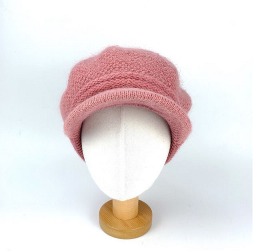 Comfortarians - Vendita all'ingrosso Berretto - Donna - Berretto donna in lana e cashmere, colore solido, spesso e caldo1