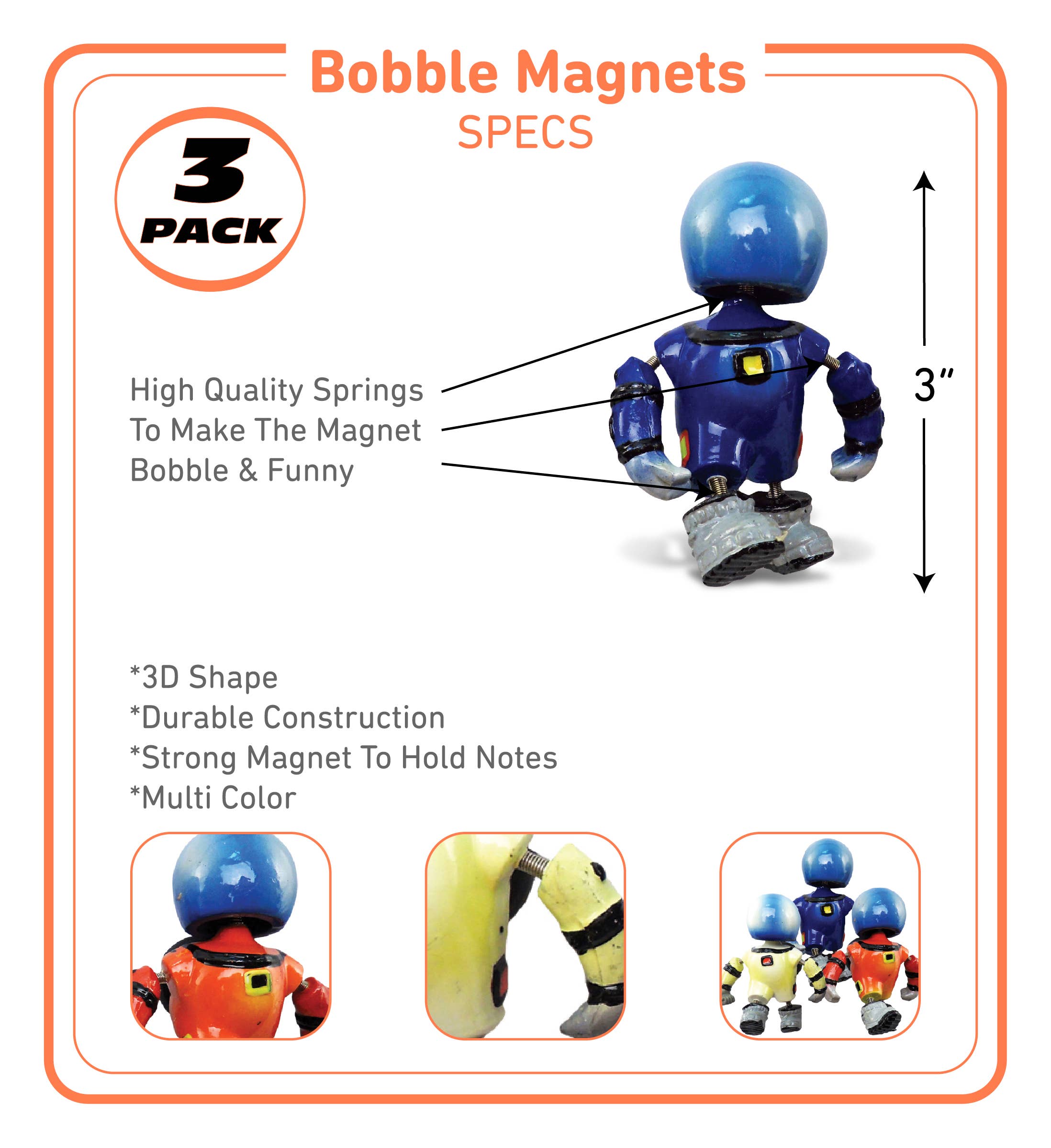 Cota Global - Wholesale Magnet - Bobble Magnet - Astronaut1