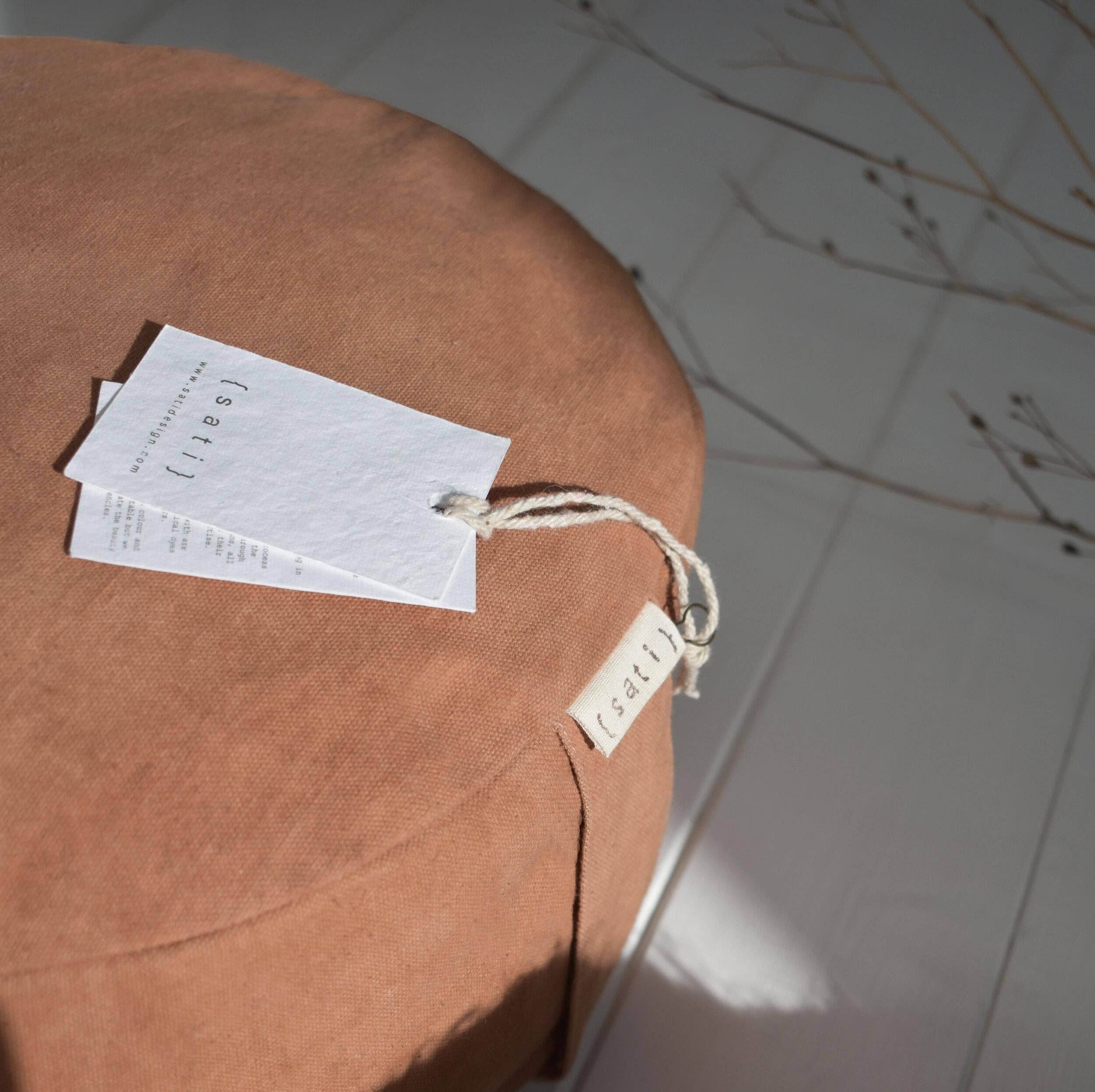 Sati – wholesale Meditation supplies – Meditation Cushion | Burnt Pink Zafu4