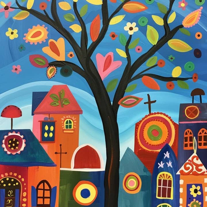 Fantasierijke Levensboom voor wholesale door Paint with Number