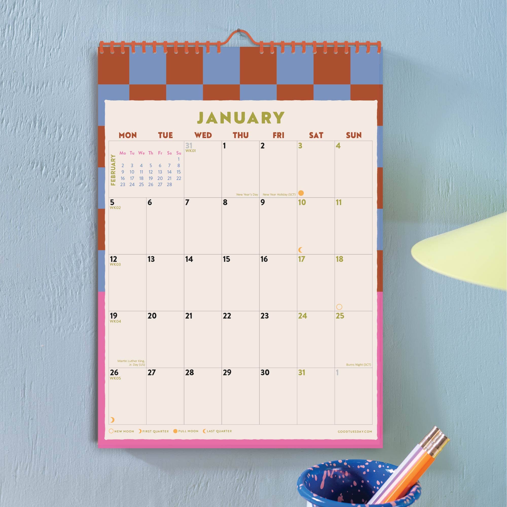 Good Tuesday (Once Upon a Tuesday) - Wholesale Calendar - 2026 Calendar | Checks & Stripes | A41