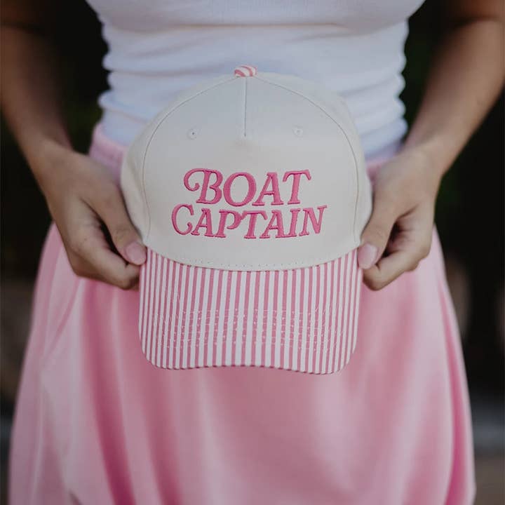 Katydid – wholesale Trucker hat – Women’s – Boat Captain Two-Toned Retro Hat10