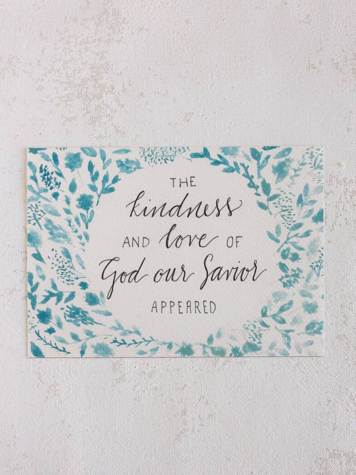 Kindness and Love of God Appeared | Art Print for wholesale by Mercy Creates