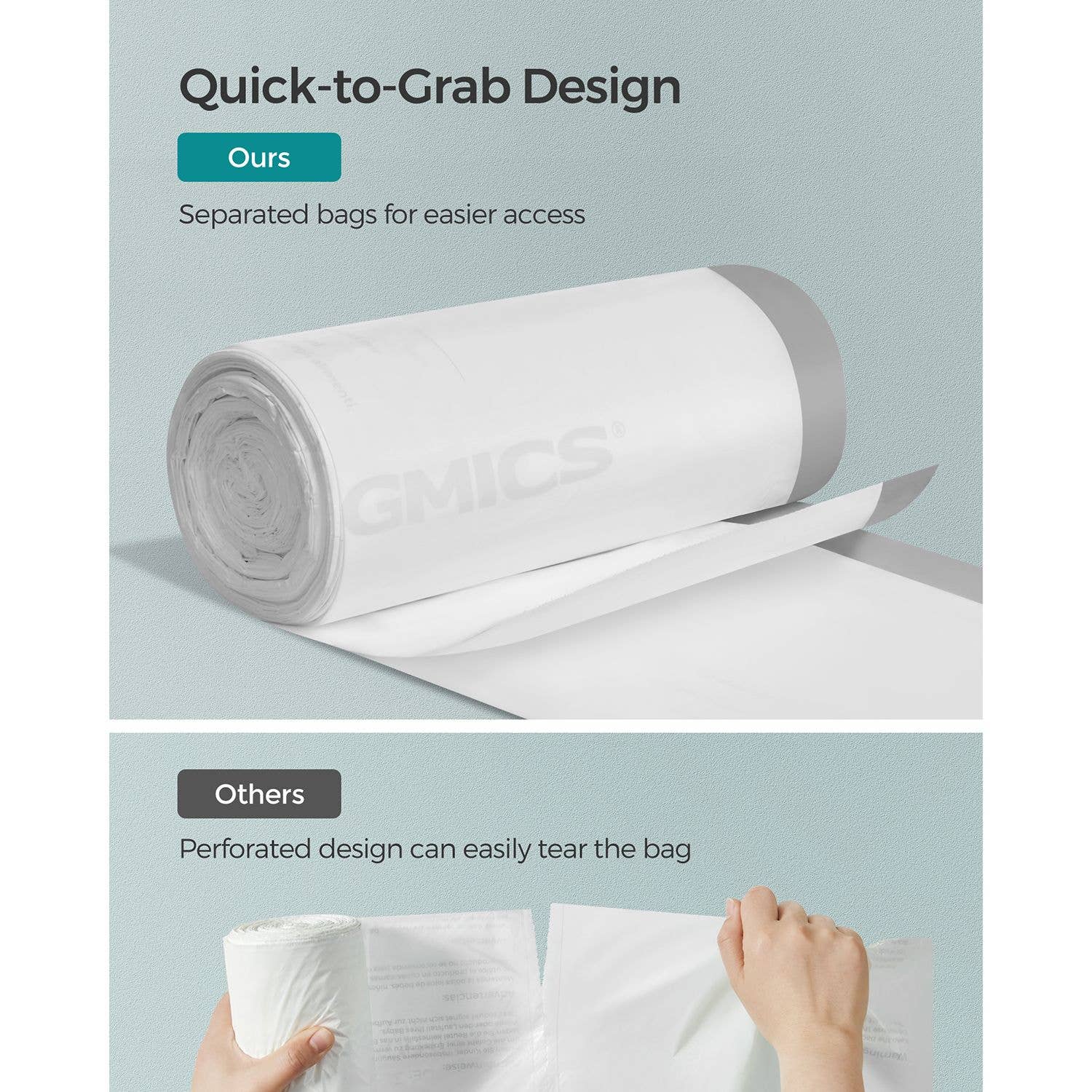 Greenwestons - Wholesale Trashcan/Trash Bin - Trash Bags for 13.2 Gallon Trash Cans 40 Count-2