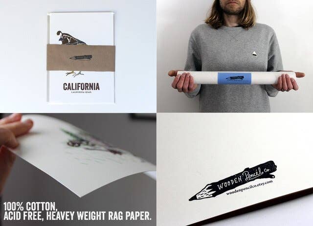 Wooden Pencil Company - Wholesale Art Print - Nevada State Fish, Gift For Him - Lahontan Cutthroat Trout2