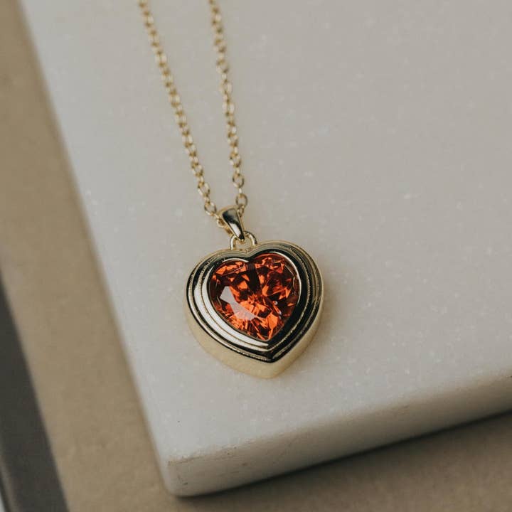 Spitfire Girl - Wholesale Pendant/Charm Necklace - Jackie Heart Necklace