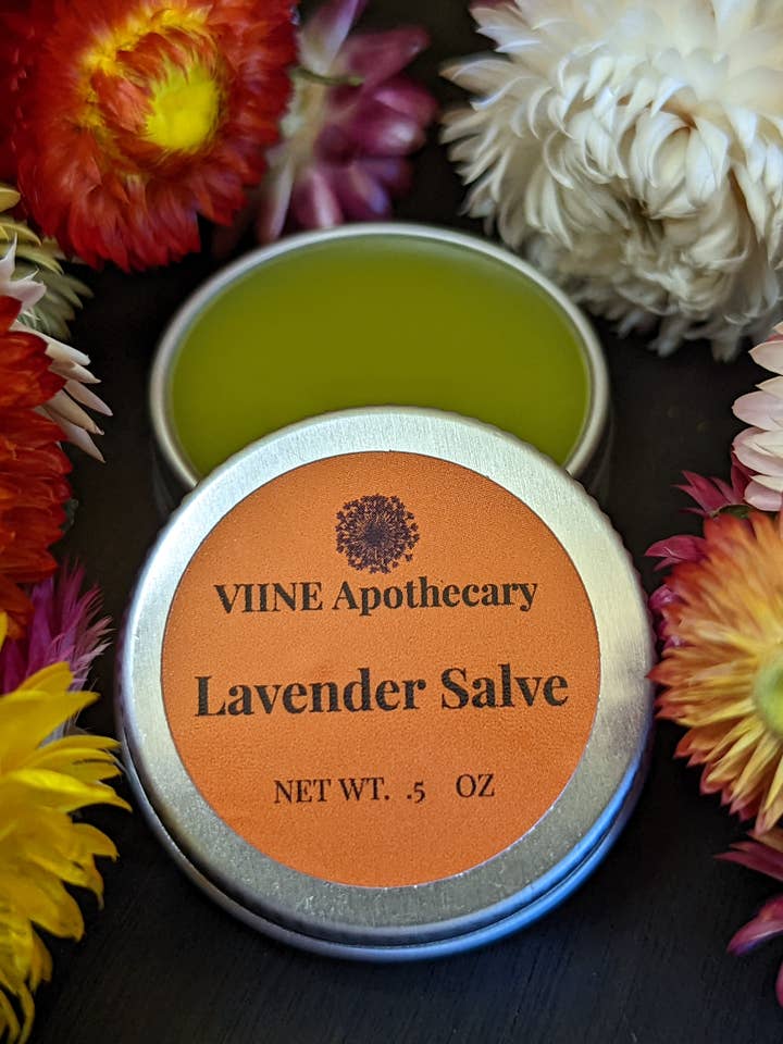 Lavender Infused Herbal Salve 1/2 oz // California Organic for wholesale by VIINE Apothecary