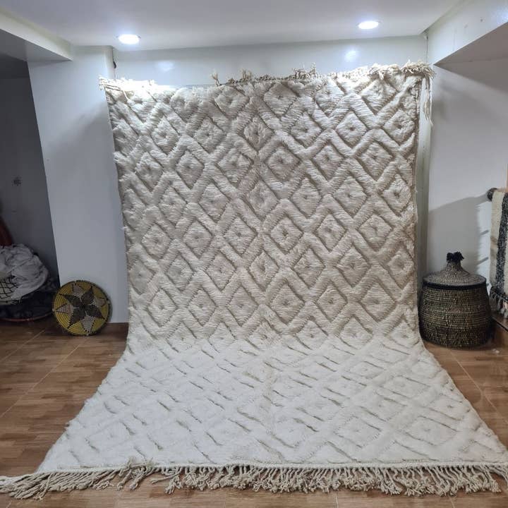 HÅNDLAVEDE TÆPPER MAROKKANSKE TÆPPER 200 - 300 cm 321 for engroshandel hos Maroccarpets Poufs and pillows wholesale +31648976894