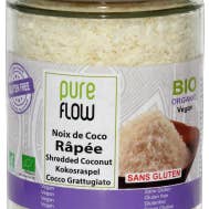 PURE FLOW NATURALS - Vendita all'ingrosso Proteine/superfood in polvere - Cocco grattugiato bio 220 grammi