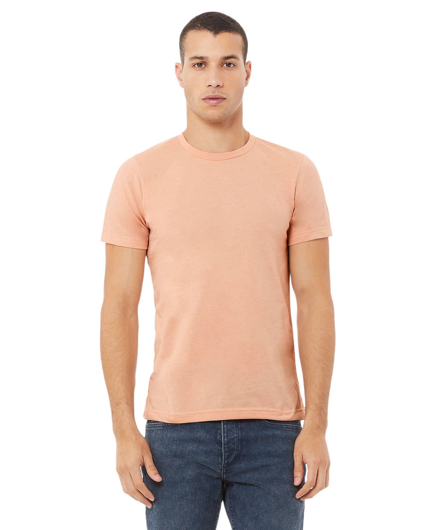 Print The Dream - Wholesale T-Shirt - Unisex - Bella Canvas 3001 Heather CVC T-shirt, Unisex Soft Shirts20