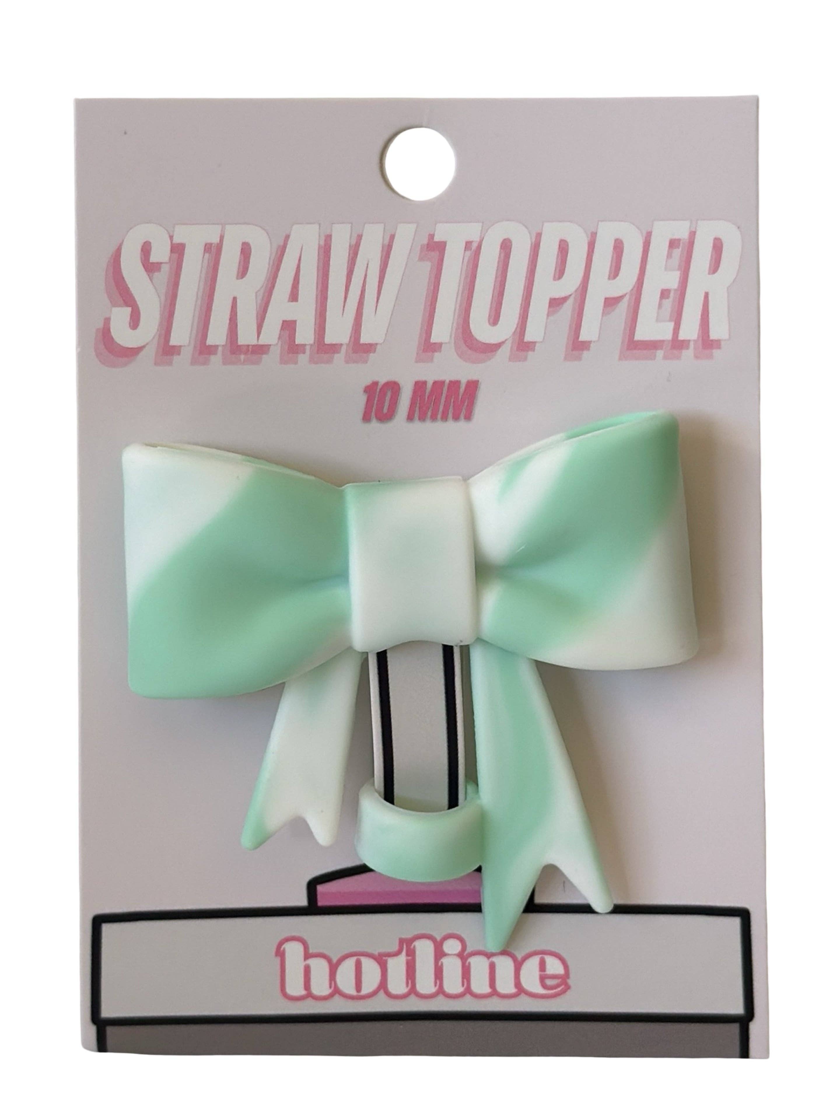 Shop Hotline - Wholesale Drink Topper - Large Bow Straw Toppers7