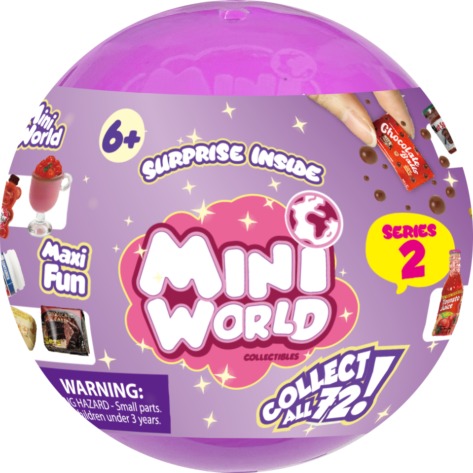 Stream Machine - Wholesale Toy Set - Kids - Zuru Mini World Series 2 Packaged Foods Theme1