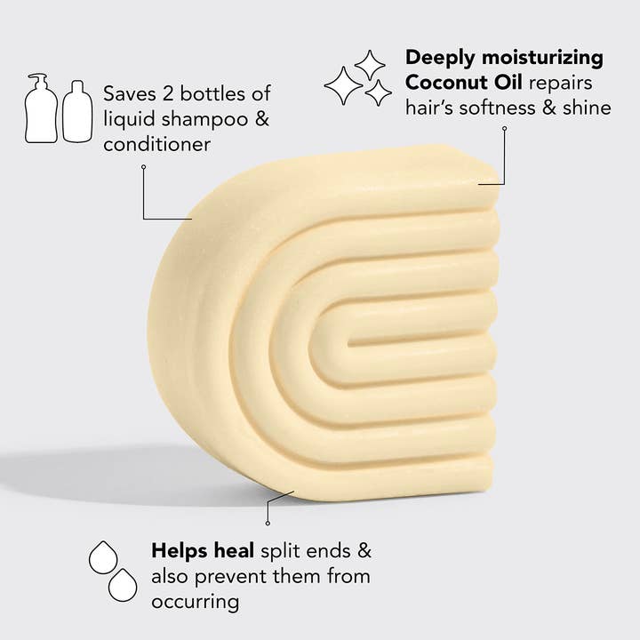 KITSCH - Wholesale Hair Conditioner - Coconut Repair Conditioner Bar/Mask for Dry Damaged Hair