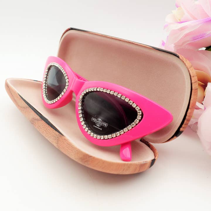 Daemon srls - Wholesale Sunglasses - Women's - ARYA CRYSTAL - Occhiali da sole Cateye UV400 con custodia2