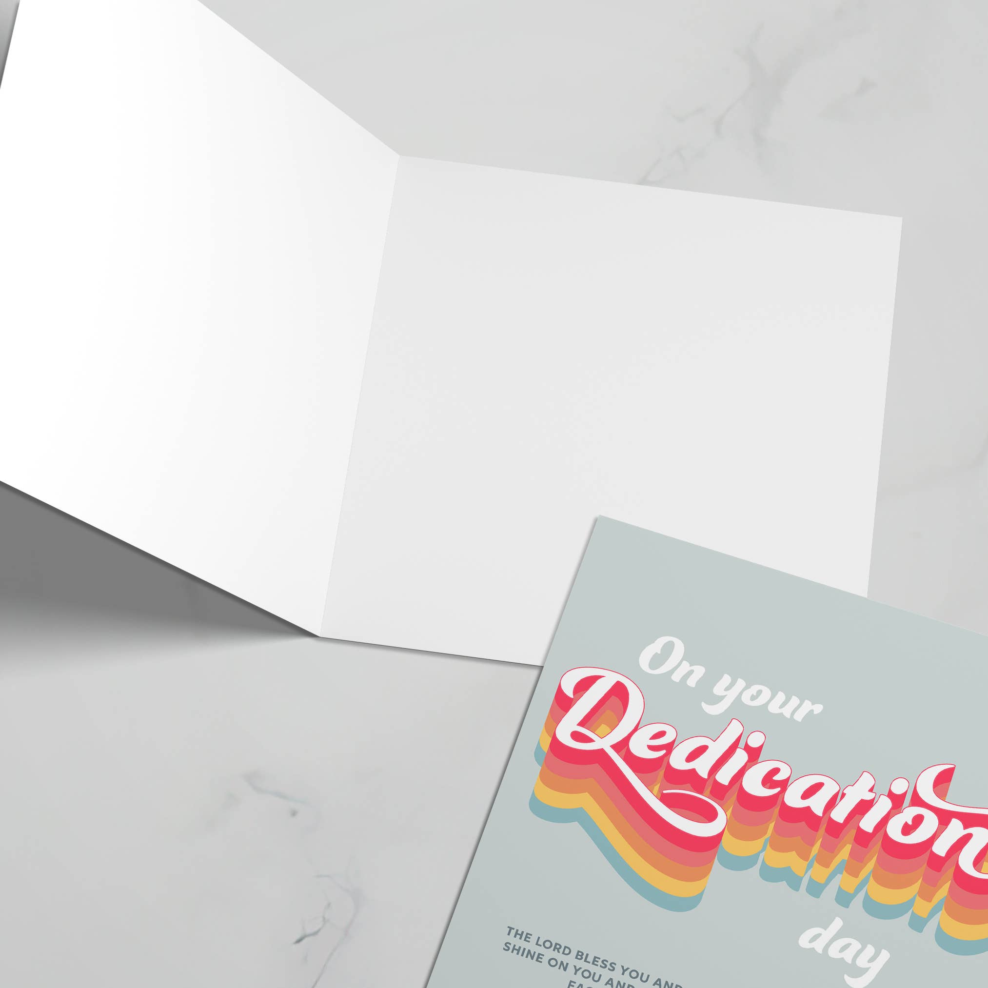 The Christian Poster Company – wholesale Everyday greeting card – Dedication greeting card with bible verse1