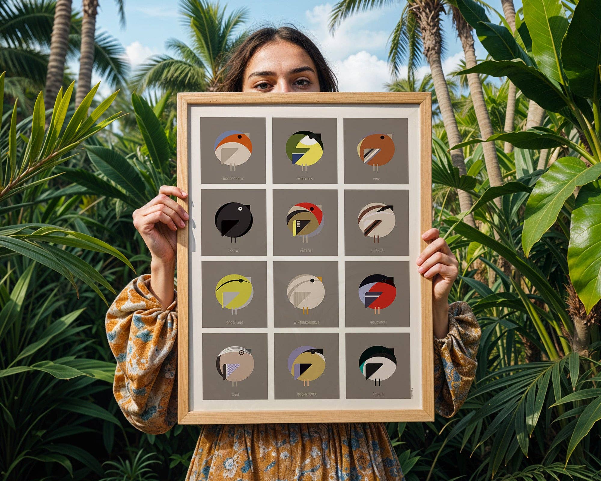 Burones - Wholesale Art Print - Artprint Nederlandse tuinvogels2