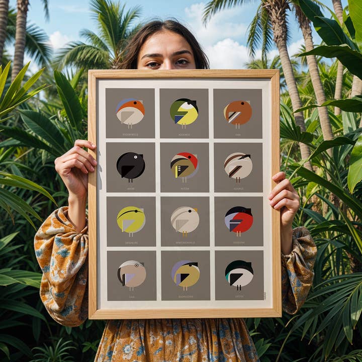 Burones - Wholesale Art Print - Artprint Nederlandse tuinvogels2