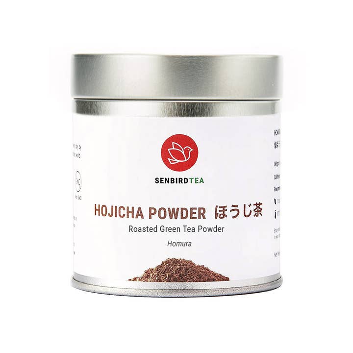 Hojicha Homura - Japanese Roasted Green Tea Powder | 30g Tin for wholesale by Senbird Tea