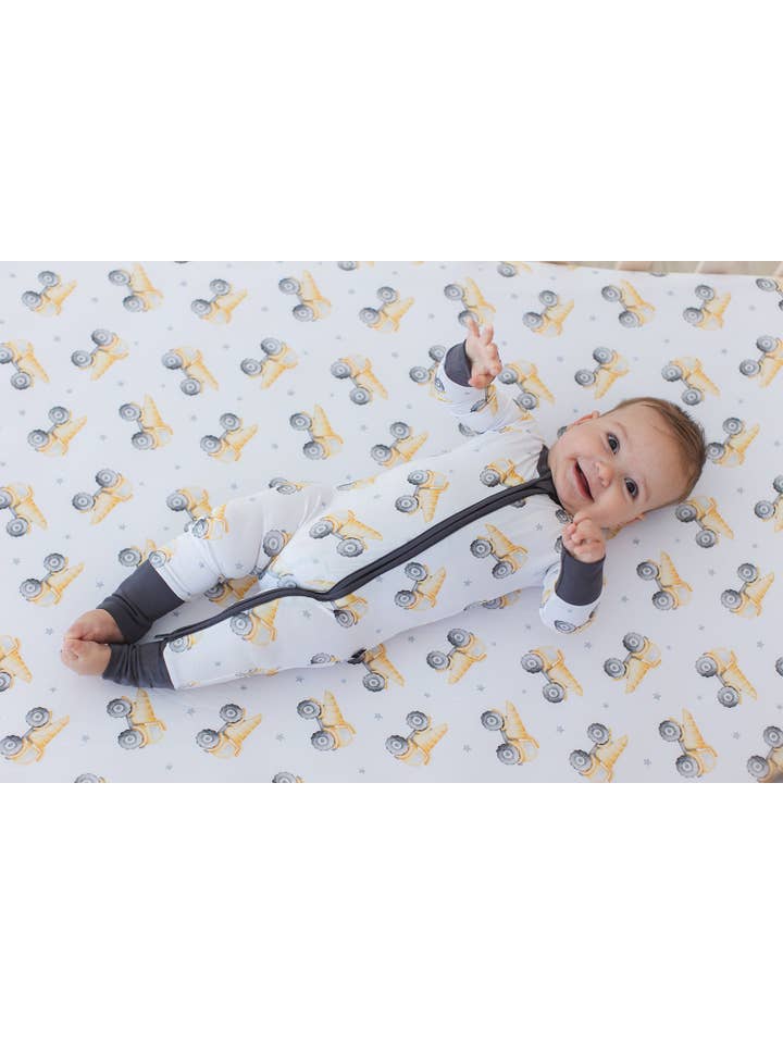 Blush Lotus - Wholesale Jumpsuit - Baby - Dump Trucks - Zippy7